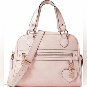Juicy Couture Pink Clay Nailed It Satchel